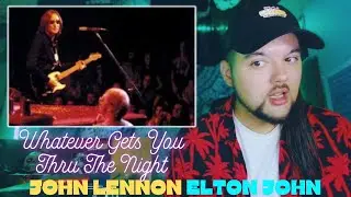 Drummer reacts to "Whatever Gets You Thru The Night" (Live) by Elton John & John Lennon