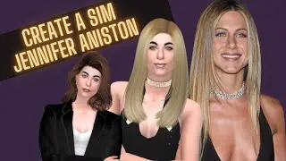 Sims 4| CAS - Jennifer Aniston  + CC Folder + Sim Download