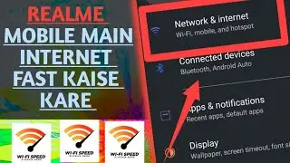 Realme high speed internet setting | Realme