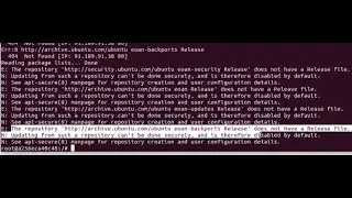 Ubuntu 19.10 : The repository 'archive.ubuntu.com ubuntu eoan Release' does not have a Release file
