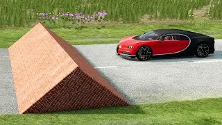 Cars vs Triangular Speed Bump – BeamNG.Drive