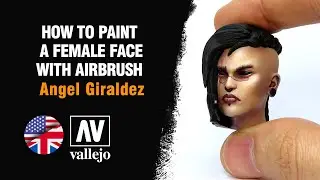 🔴How to PAINT a female FACE with the AIRBRUSH