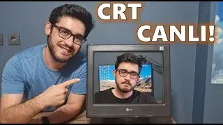 CRT Monitor ile Canlı Yayın!