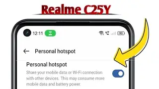 Hotspot Not Working on Realme C25Y Problem Solved