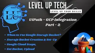 Integrating Google Storage Bucket with UiPath -2 #uipathrpa #gcp #google #googlecloud #rpa #tutorial