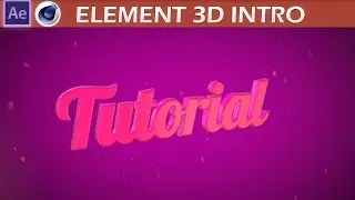 After Effects Element 3D Intro Tutorial