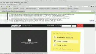 Working with Justin TV in Linux