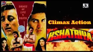 Kshatriya Sunny Deol Sanjay Dutt Climax fight Scene