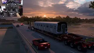 Special transport in Nebraska - American Truck Simulator | Thrustmaster TX