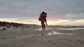 Lift and Carry in the beach