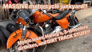 AMAZING MOTORCYCLE JUNKYARD TREASURE HUNT!