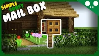 (☞ ͡° ͜ʖ ͡°)☞ Minecraft l How to make a Working Mail Box!