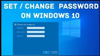 How To Change Password On Windows 10 || How To Set Password On Windows 10 || 2024. TECH HUT