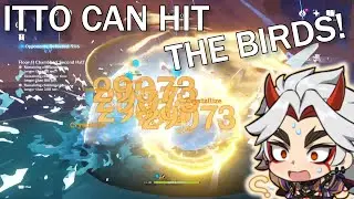 Arataki Itto Team VS Hydro Mimics In Spiral Abyss
