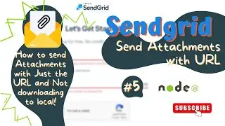 How to send Attachments with Just the URL & without downloading the URL file to local using Sendgrid