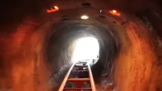 Gold Rush - Mine Train Roller Coaster Ride POV at Rainbow's End  🇳🇿🎢