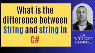 String vs string in C#