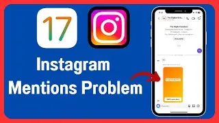 How To Solve Instagram Story Mention Problem in iPhone 2024 | Instagram Mention in Story Problem