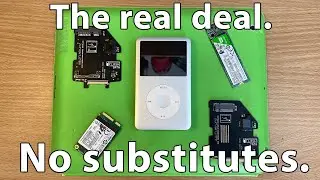 PC SSDs in an iPod Classic! (M.2/mSata)