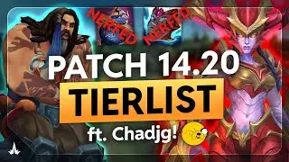 NEW JUNGLE TIERLIST for PATCH 14.20 (IN DEPTH) - League of Legends | FT. 