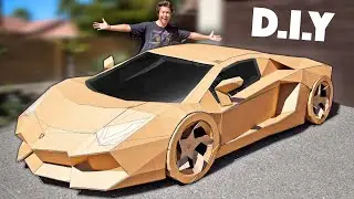 D.I.Y CARDBOARD LAMBORGHINI