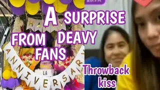 Deavy first Anniversary, A surprised from the fans 😍 