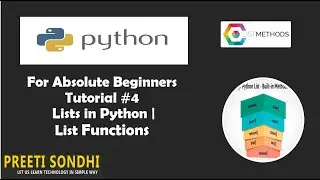 4) Lists in Python and List Functions