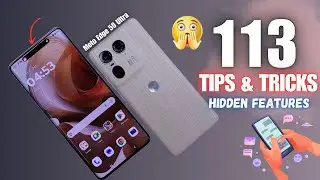 Moto Edge 50 Ultra Tips And Tricks | Top 113 Hidden Features🔥🔥