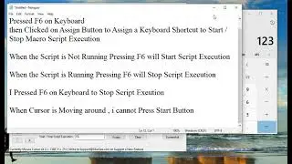 How to Start or Stop Macro Script Execution with Keyboard Shortcuts