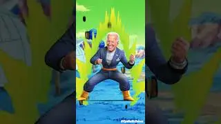 Joe Biden DBZ No Malarkey Kame-hame-haa!