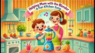 Helping Mom with the Blender - A Fun Kitchen Song | Cuteni Song For Kids - Furniture #items #song