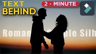 Text Behind Object Effect | Filmora 12 | Filmora Video Editing Tutorial