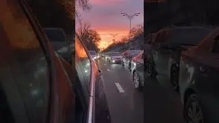 Дороги вечернего Ташкента. В последнее время на дорогах шумно…