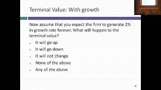 Session 12: The Tail that wags the Dog? Terminal Value in DCF