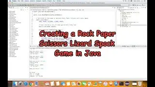 Creating a Rock Paper Scissors Lizard Spock Game in Java with Markov Chain