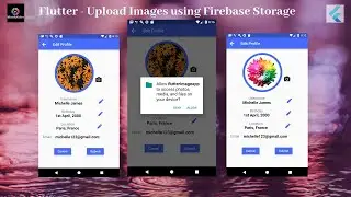 Flutter Tutorial - Upload Images using Firebase Storage.