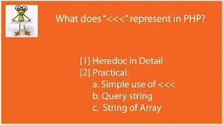 [Solved] What does Heredoc in PHP?