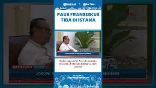 Kedatangan Sri Paus Fransiskus Disambut Meriah di Istana oleh Jokowi