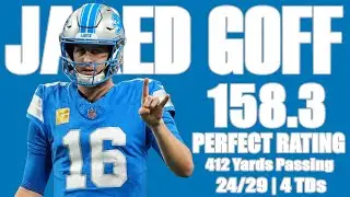 Jared Goff vs Jaguars: 4 TDs, 158.3 PERFECT QB Rating, 412 Yards | All-22 Film - 2024 Detroit Lions