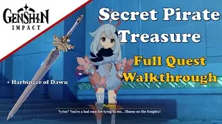 Secret Pirate Treasure Story Quest Walkthrough | All Clue Locations | Genshin Impact