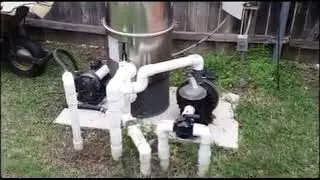 pool drain and clean