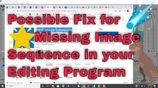 Missing Image Sequence in Sony Vegas Pro | FIX and Solution | HEIF Image Extension