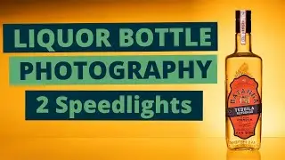 High End Bottle Photography with 2 Speedlights