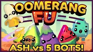 Ash Hides from 5 Bots!!! -  Boomerang Fu