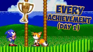 Getting EVERY ACHIEVEMENT in Sonic 2 (Day 1)