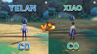 Yelan vs Xiao!! Team comp gameplay comparison!! Genshin Impact