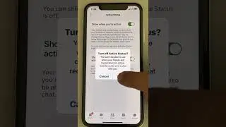 How to appear offline on messenger in iPhone