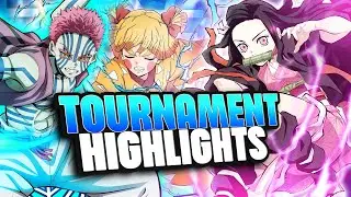 HIGH LEVEL AKAZA,NEZUKO AND ED ZENITSU TOURNAMENT HIGHLIGHTS!!! |Demon Slayer The Hinokami|