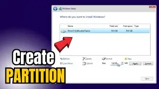 How to Create NEW PARTITION While Installing Windows 11 (EASY)