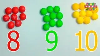 Learn To Count with M&Ms Skittles | Numbers, Counting and Colors for Children